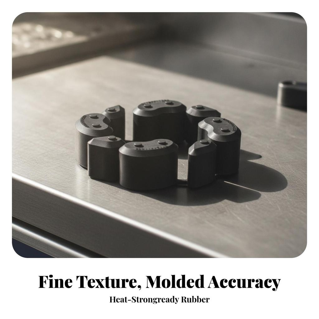6 Pieces Hub Damper Direct Replacement Drivetrain Cushion Molded