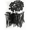 30/50/100 Pieces of Nylon Zip Ties, Car Organizing Clips and Fasteners, Portable Fixed Zip Ties Forcar Trunk Fenders and Fenders