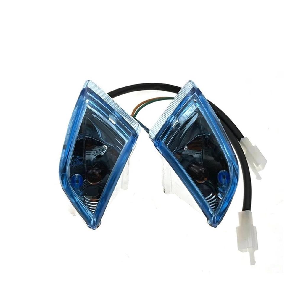 Scheinwerfer Dio 50 AF17 AF18 AF25 Motorroller Motorradlicht Scheinwerfer Motorradblinker Blinkleuchte Scheinwerfer (blau)