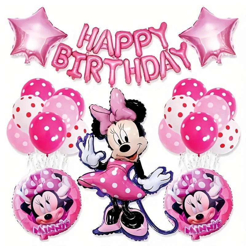 1set Cartoon Mickey Mouse & Friends Mickey Mouse Number Balloon Set Birthday Baby Shower Party Decor Balloon Supplies Kids Favor