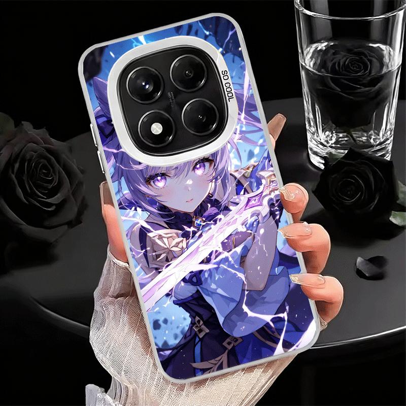 Genshin Impact Keqing Soft Phone Case for Xiaomi Redmi Note 13 14 15 Pro Plus 12S 12 11S 11 11T 10S 10 Shockproof Cover Back She