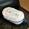 Large Capacity Waterproof Wet Dry Bag for Swimming Toiletry Bag Travel Cosmetic Organizer with Separate Compartment Shower Gym
