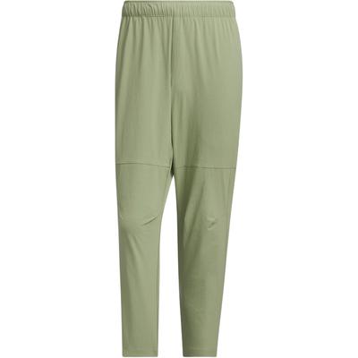 Must-Haves Woven Cropped Mid-Waist Casual Pants Unisex Bottoms Tent-Green JI6661