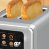 Bread Machine 6 Shade Settings Easy To Clean Digital Timer Toaster with Sound Function Smart Extra Wide Slots Toaster