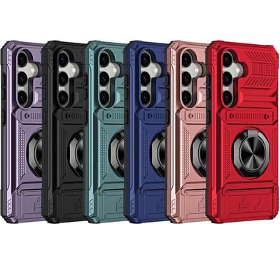 כיסוי טלפון Samsung S25FE עם חריץ לכרטיס, תואם ל-A17, A26, A56, S24, A25, A35, S23+