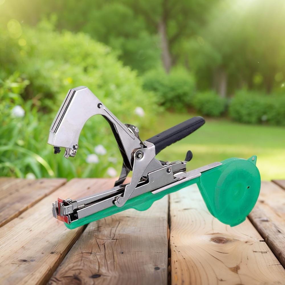 Plant Tying Machine 10 Rolls of Tape Vines Plant Tying Tool Fruit Vegetable Hand Tying Binding Machine Used for Kinds of Plants