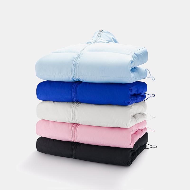 Winter Warm Quilted Jackets for Men Casual Lightweight Windproof Coat With Pockets Stand Collar Work Windbreakers Jacket Men's Thick Cargo Jackets