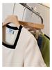 Plus Size Women's Stylish Square Neck Short Sleeve Summer T-shirt - Pure Cotton, Slimming, Up to 200 Jin.