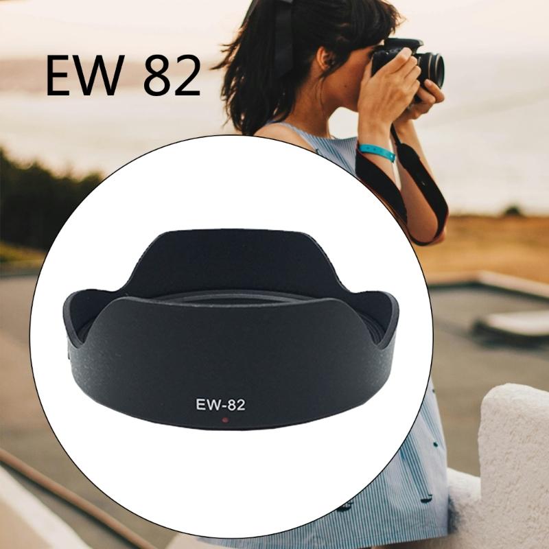 Camera Lens Hood EW-82 Lens Shade Replacement Repair Lens Protector for EF 16-35mm f/1.4 IS Camera Lens