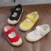 New Spring Non-leather Casual Shoes for Girls Flat Heel Children Canvas Shoes Toddler Girl Sneaker School Footwear H02231