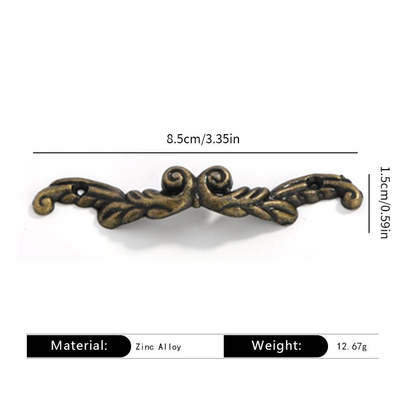 Zinc Alloy Mini Drawer Handles - Antique Jewelry Box Pulls, Decorative Cabinet Hardware for Gift Packaging & DIY Craft