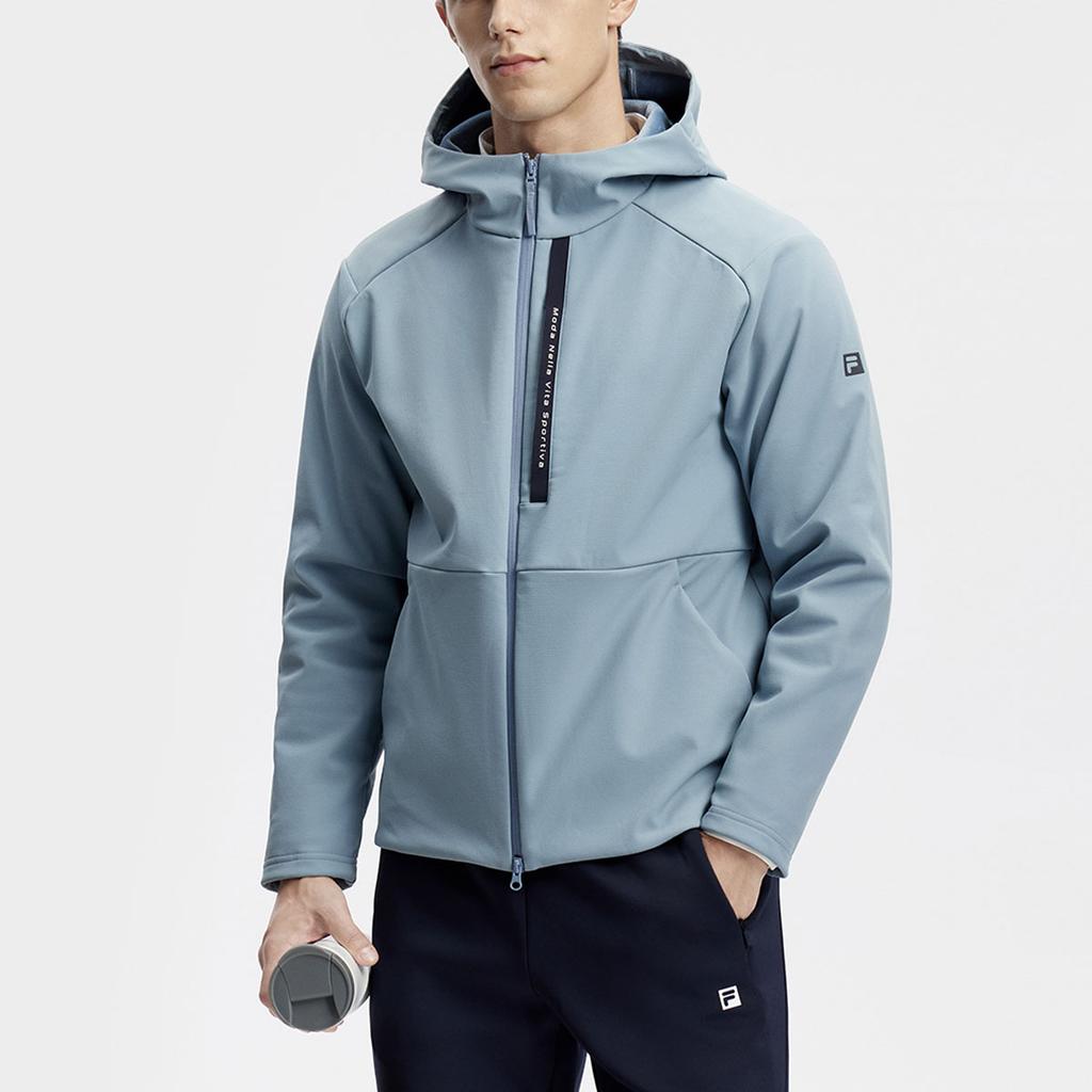 New FILA Jacket Men's Misty Yarn Blue A11M411712F-LB