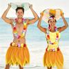 5Pcs Simulation Leaf Complete Dance Outfit Unisex Beach Party Wear  Hawaiian Themed Events
