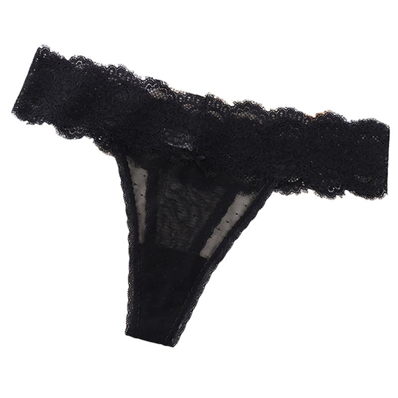 Sexy Hüfthebende Spitzen-Slips mit niedrigem Bund, atmungsaktive Dreieck-Damen-Slips