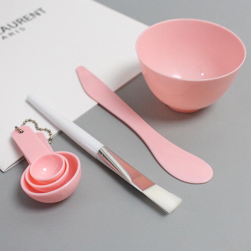 Facial Brush Mask Bowl Spoon Set Mask Brush Bar DIY Beauty Tools Mixing Tools Skin Care Makeup Supplies Woman