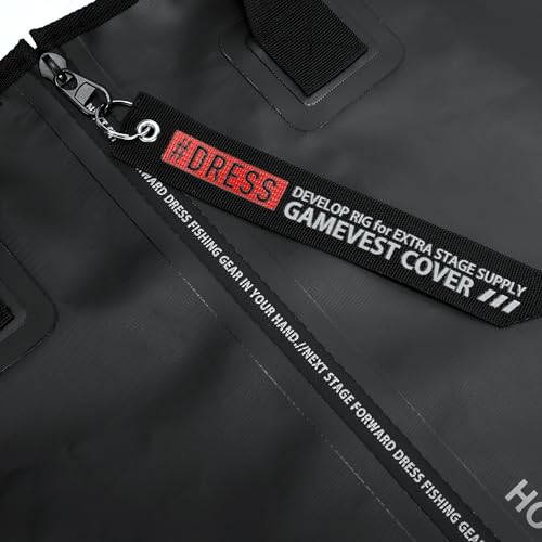 DRESS Game Vest Cover, All-in-One Bag, Waterproof Fishing Bag, Backpack, Car Bag, Large Capacity Storage for Waders, Wading, Floating, and Life Jacket