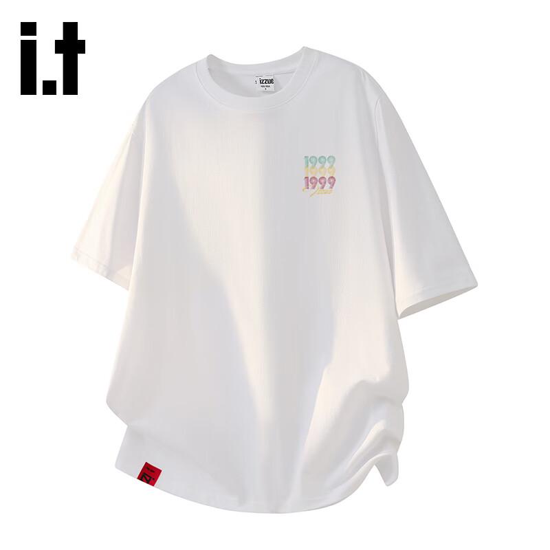 izzue Unisex Pure Cotton Round Neck Short Sleeve T-shirt 3XL