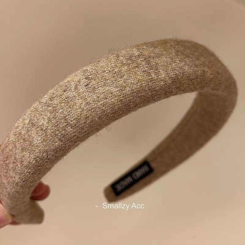 

Обруч Высокий Череп Шерстяной Топ Аксессуар для Волос для Осенних и Зимних Прогулок коричневый