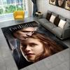 Klassische Twilight Saga Edward Bella Teppich für Spielzimmer Schlafzimmer Wohnzimmer Sofa Heimdekoration, Kinder Teppich rutschfeste Fußmatte