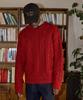 Pilpeu Cable Classic Knit 30(Deep Red)
