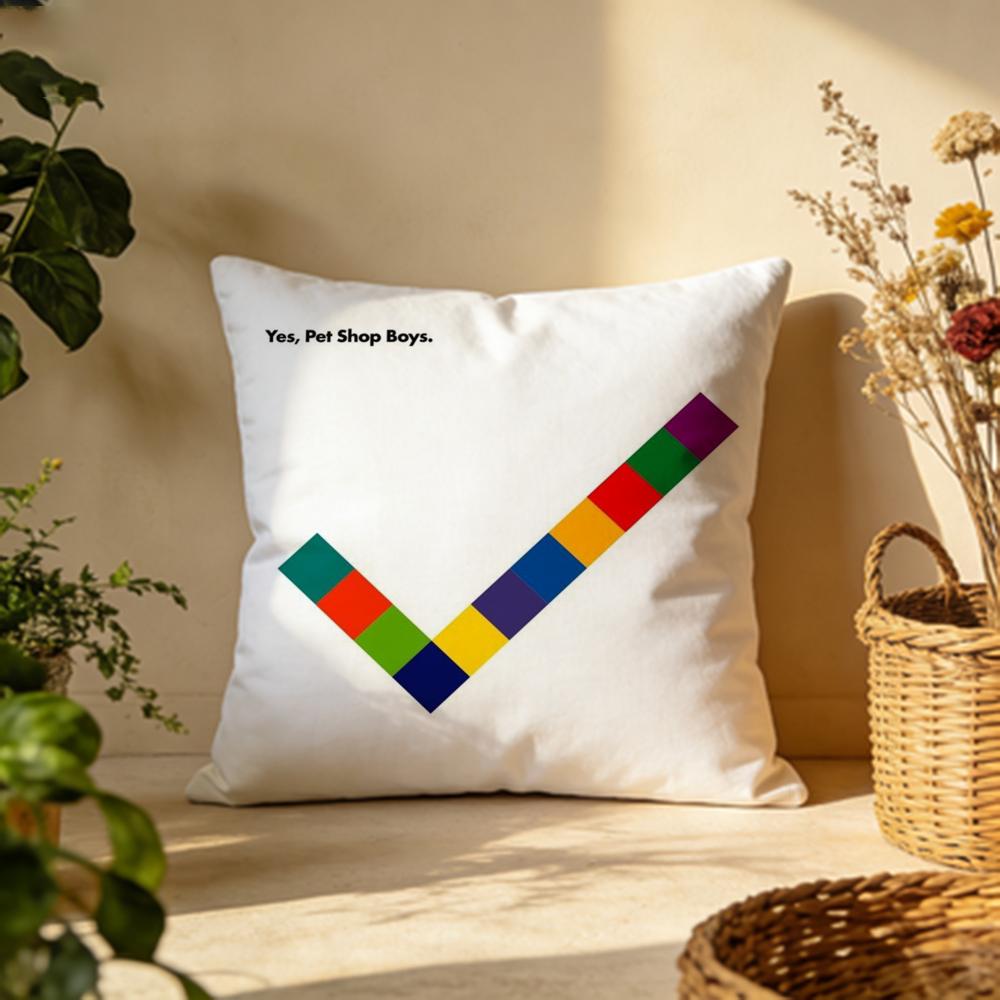 Fashion PPet Shop Boysable Cushion Cover Versatile DoubleSided Pillow Case Fit for Sofa Bed Car  Daily Decor