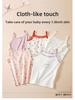 A-Class Summer Pure Cotton Antibacterial Tank Top for Girls and Infants