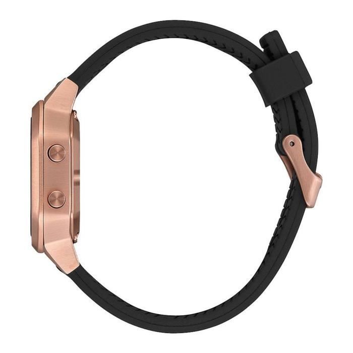 Montre - NIXON - Siren SS - Digital - Étanchéité 10 ATM - Bracelet silicone noir