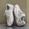 Trend upgrade comfortable versatile soft-soled Forrest Gump shoes 2025 autumn new breathable couple high-value leather trendy shoes