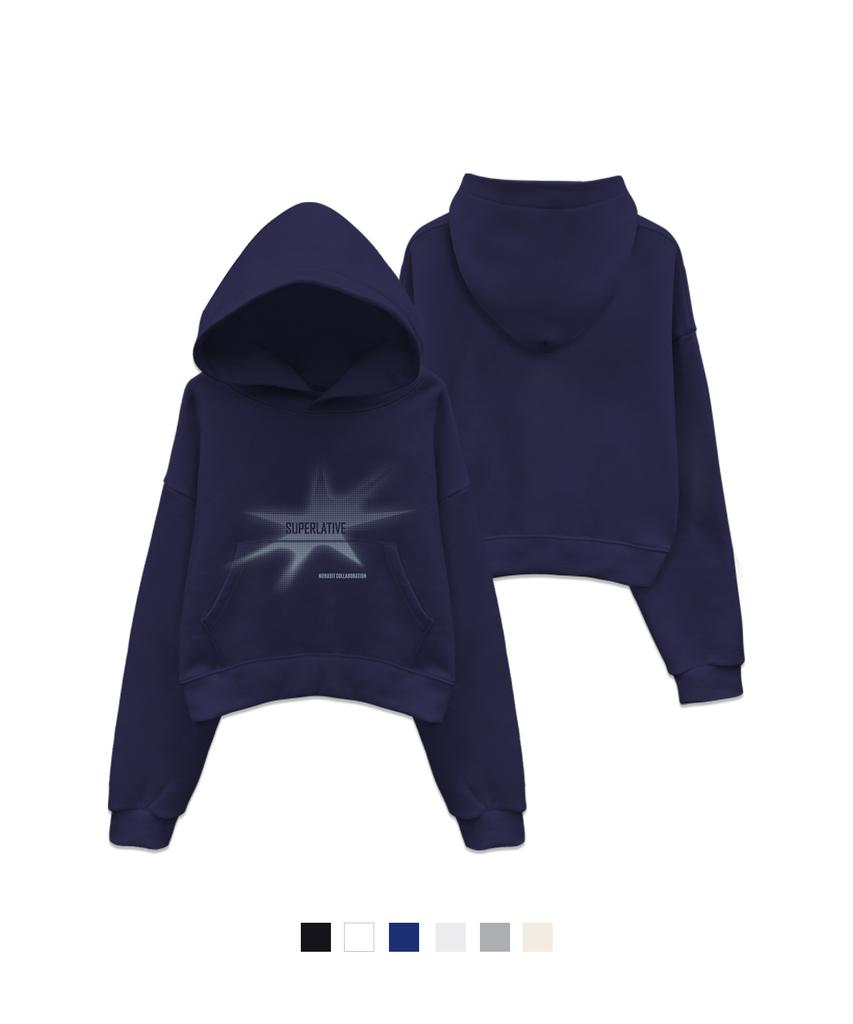 N/H Starstruck Crop Fleece Hoodie (Sch4-4Nh087)
