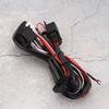 Universal Wiring Harness Kit with LED Working Lamp for 1224V Cars Foglight Light Bar