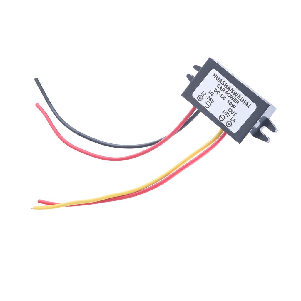 12V 24V til 10V 1A Omformere Vanntett Spenninger Strømforsyningsmodul DC Buck-omformermodul Spenningsregulator