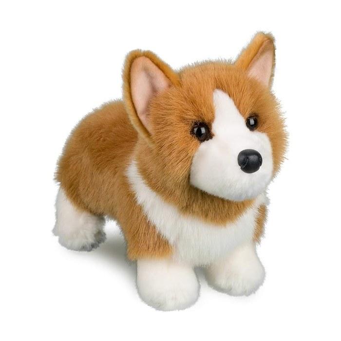 Douglas Toys Louie Corgi 10" (25 cm) Tan/White