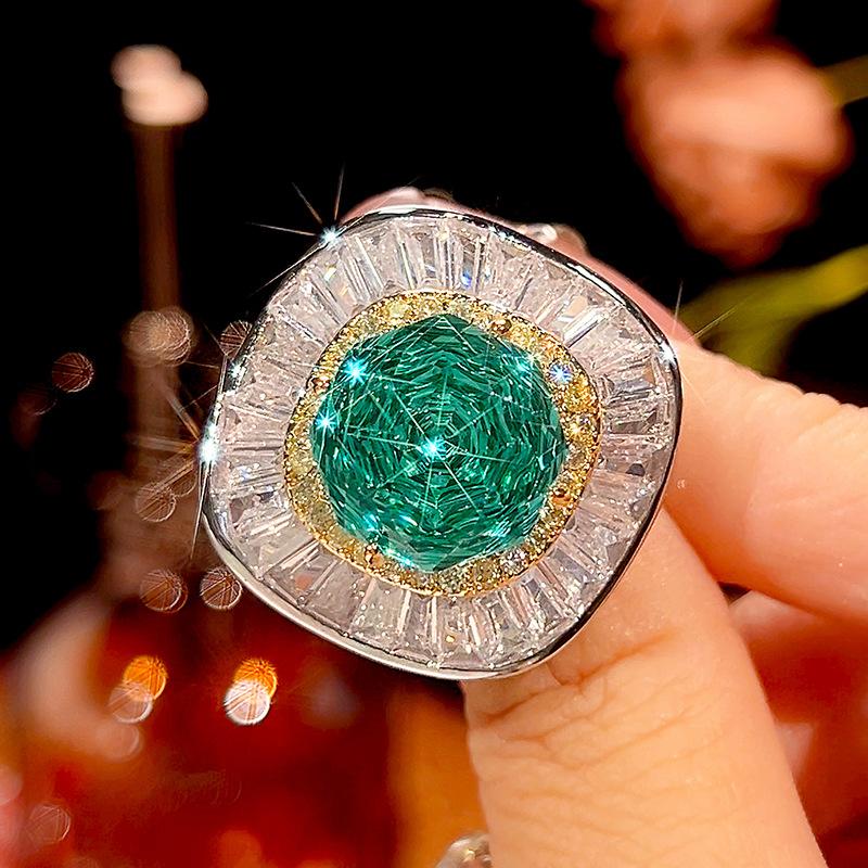 

Осенне-зимние украшения Медное основание Позолота Розовый огранки Пара Зеленый Темперамент Легкая роскошь Костюм Женский 14-10М