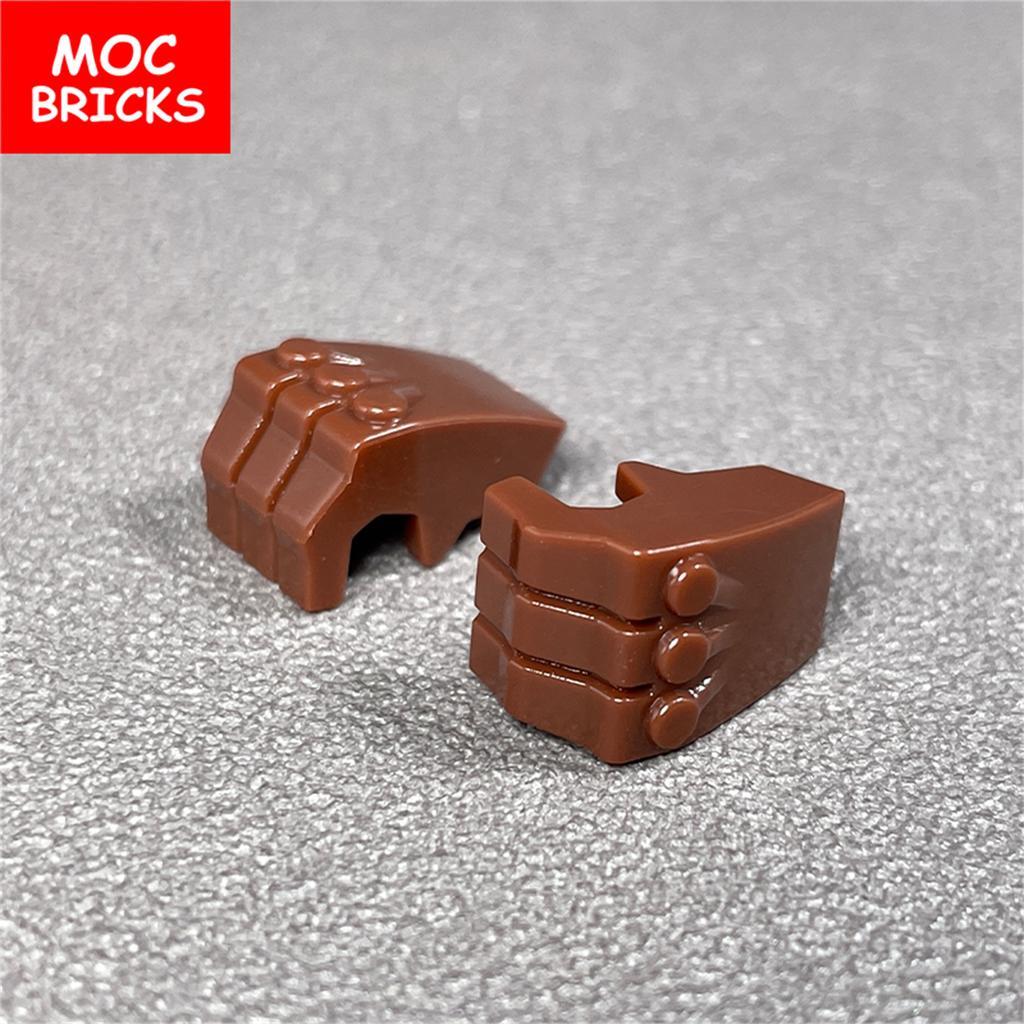 4pairs/lot MOC Bricks Body Part Hand Gorilla Fist Boxing Glove 11092 Weapon Building Blocks DIY Dolls Toys For Children Gifts