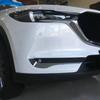 For Mazda CX-5 CX5 KF 2017-2021 Chrome Front Fog Light Lamp Eyelid Cover Trim