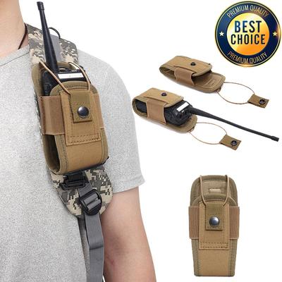 Taktische Molle Funkgerät Walkie Talkie Tasche 1000D Outdoor Tragbar Funkgerät Intercom Holster Tragetasche Jagd Camping Magazin Tasche