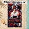 Beach TowelDeath Note Custom Name Text Personalized Soft Towel for Beach Pool Indoor Home Decor Gift