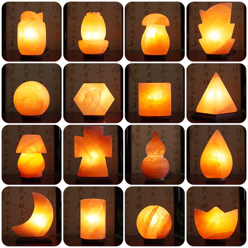 Office Desk Wealth-Attracting Himalayan Salt Lamp - Flawed Item Gift