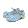 Kinder-High Heels Mädchen Pailletten Prinzessin Schuhe kleines Mädchen Elsa Klassenkameradin Baby Kristall Schuhe Frühling und Herbst Einzelne Schuhe