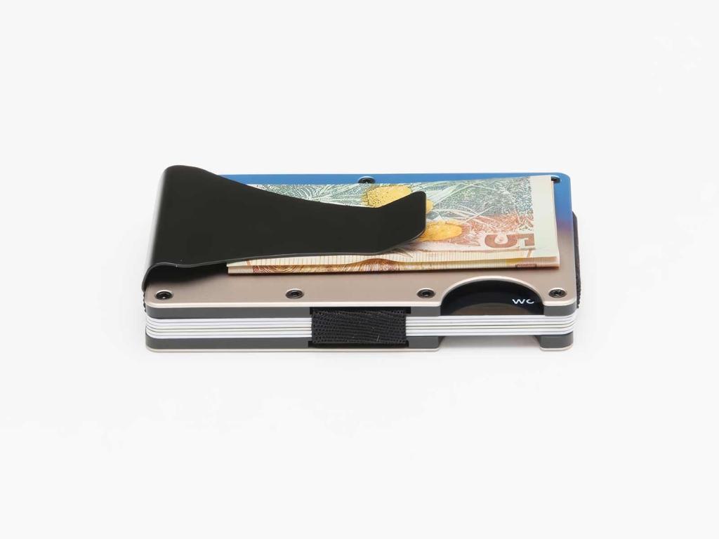Cusco Titanium Card Holder Height 5.4 x Width 8.5cm N01-TI0-003