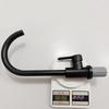 VEMUSE Black Stainless Steel Kitchen Sink Mixer Faucet