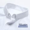 Men's Cotton Oxford Long Sleeve Shirt - Solid Color for Business Casual