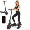 Elektroroller i10-DZ iScooter 650W 15AH 40-45KM Reichweite 10 Zoll Luftreifen Straßenreifen Faltbar APP-Steuerung für Erwachsene E-Scooter