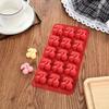 1pc Cherry Mold Silicone Chocolate Mold Cake Mold DIY Drip Mold, Suitable for Jam, Jelly, Chocolate, Candy, Ice, Cake, Muffin