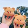 Silicone Butter Bear Keyring Case Multifunctional For Small Items USB Drive Everyday Use Bag
