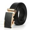 Trendy Youth & Middle-Aged Men's Genuine Leather Automatic Buckle Belt - Korean Style for Casual & Business Wear