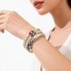 Enamel Vintage Cloisonne Bangle Traditional Women's Hand Bracelet Chinese Flower Bangle  Ladies