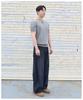 DOUBLE JD Round 1-Button Knit Short Sleeve T-Shirt