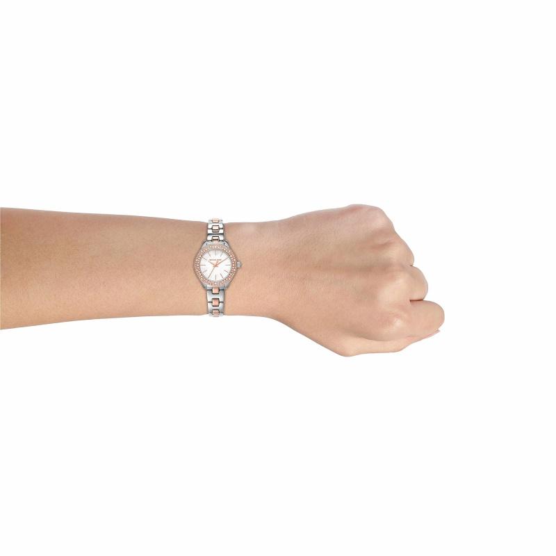 Michael Kors Liliane Women's Watch, Stainless Steel and Pavé Crystal Watch for Women MK4559
