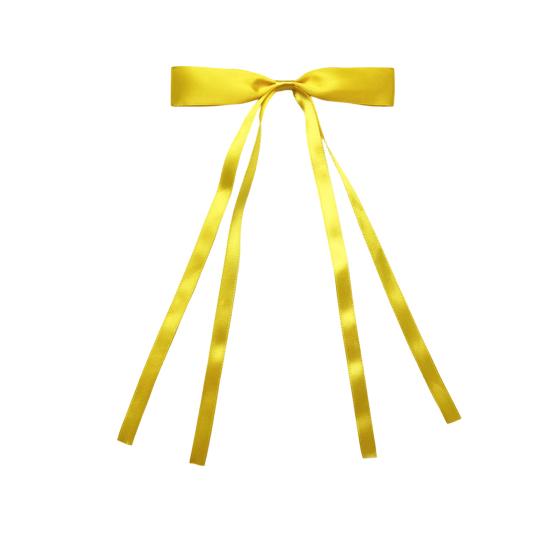 Spinka do włosów dla dziewczynki Długa wstążka Węzeł Dekoracyjna spinka do włosów Dekoracja tylnej części głowy Metalowe szpilki Akcesoria do włosów na Walentynki